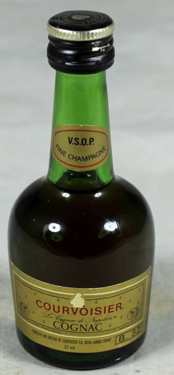 Mini liquor bottle - Courvoisier Cognac
