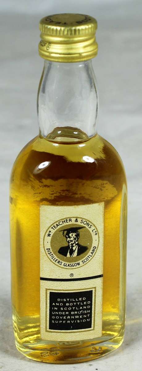 Mini liquor bottle - Teachers Scotch Whisky