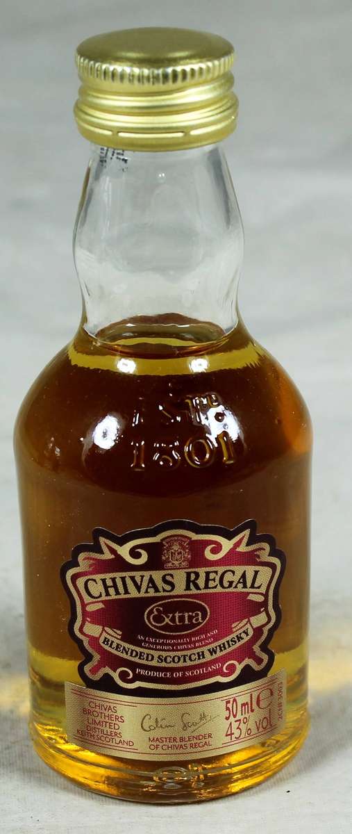Mini liquor bottle - Chivas Regal