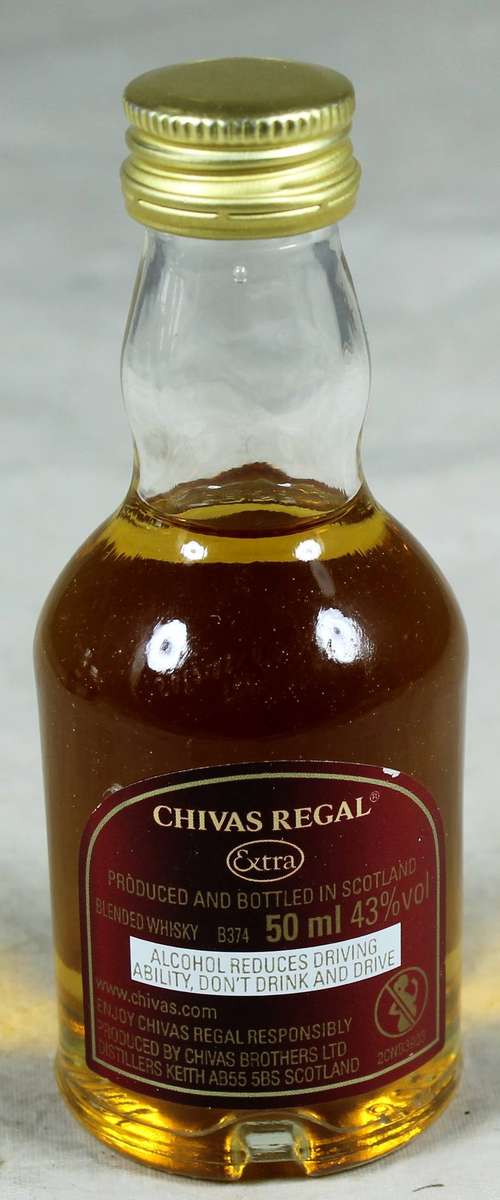 Mini liquor bottle - Chivas Regal