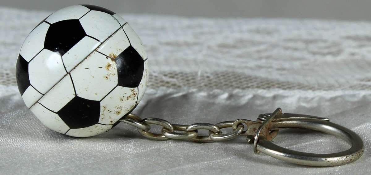 Keychain - soccer ball
