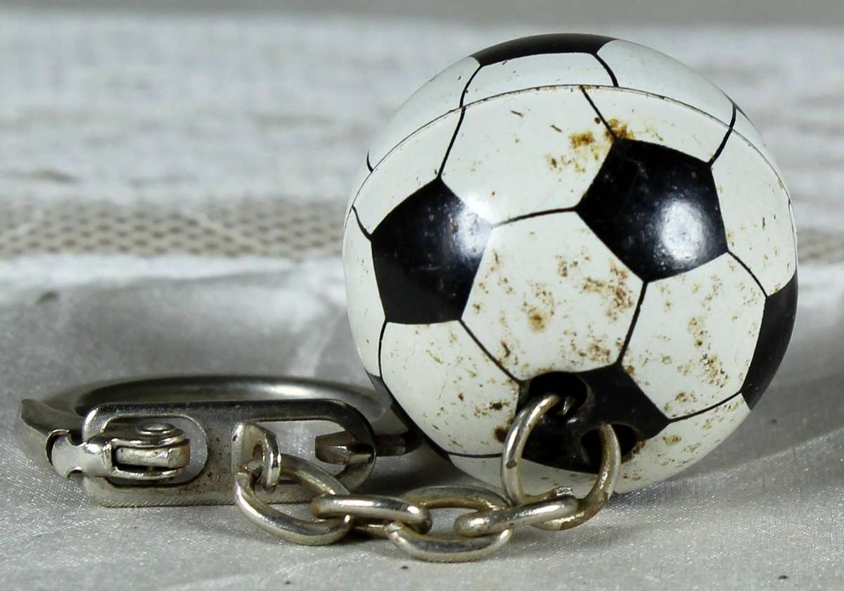 Keychain - soccer ball