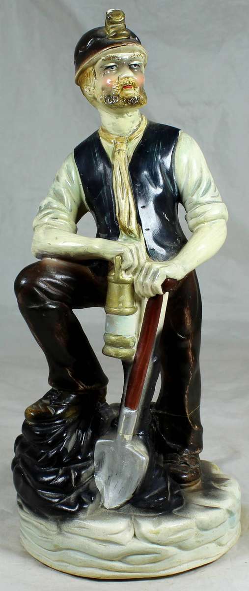 Ceramic figurine - Mine worker