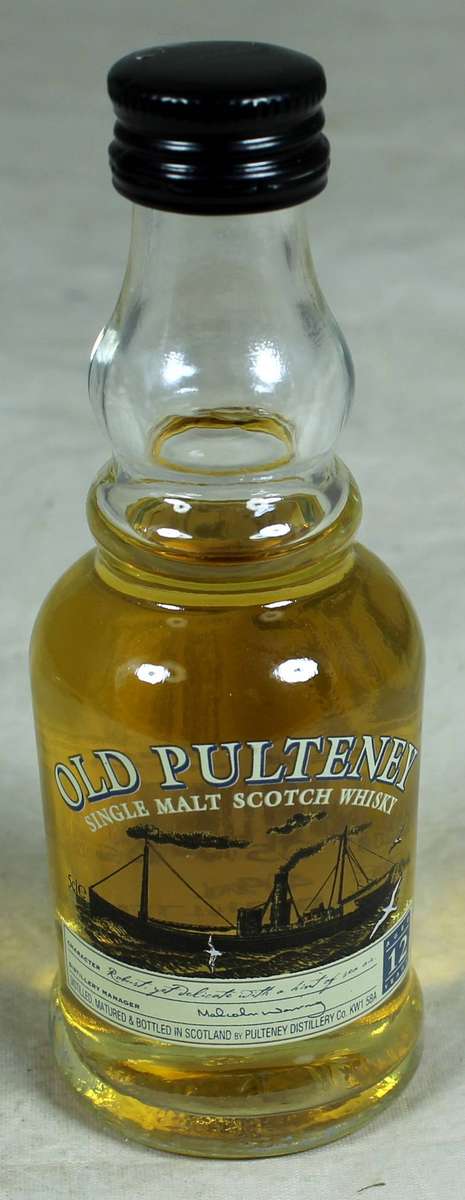 Mini liquor bottle - Old Pulteney