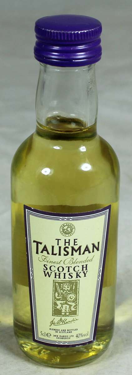 Mini liquor bottle - Talisman Scotch whisky