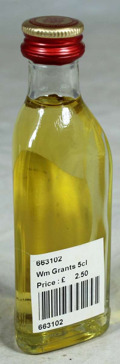 Mini liquor bottle - Grant's Scotch whiskey