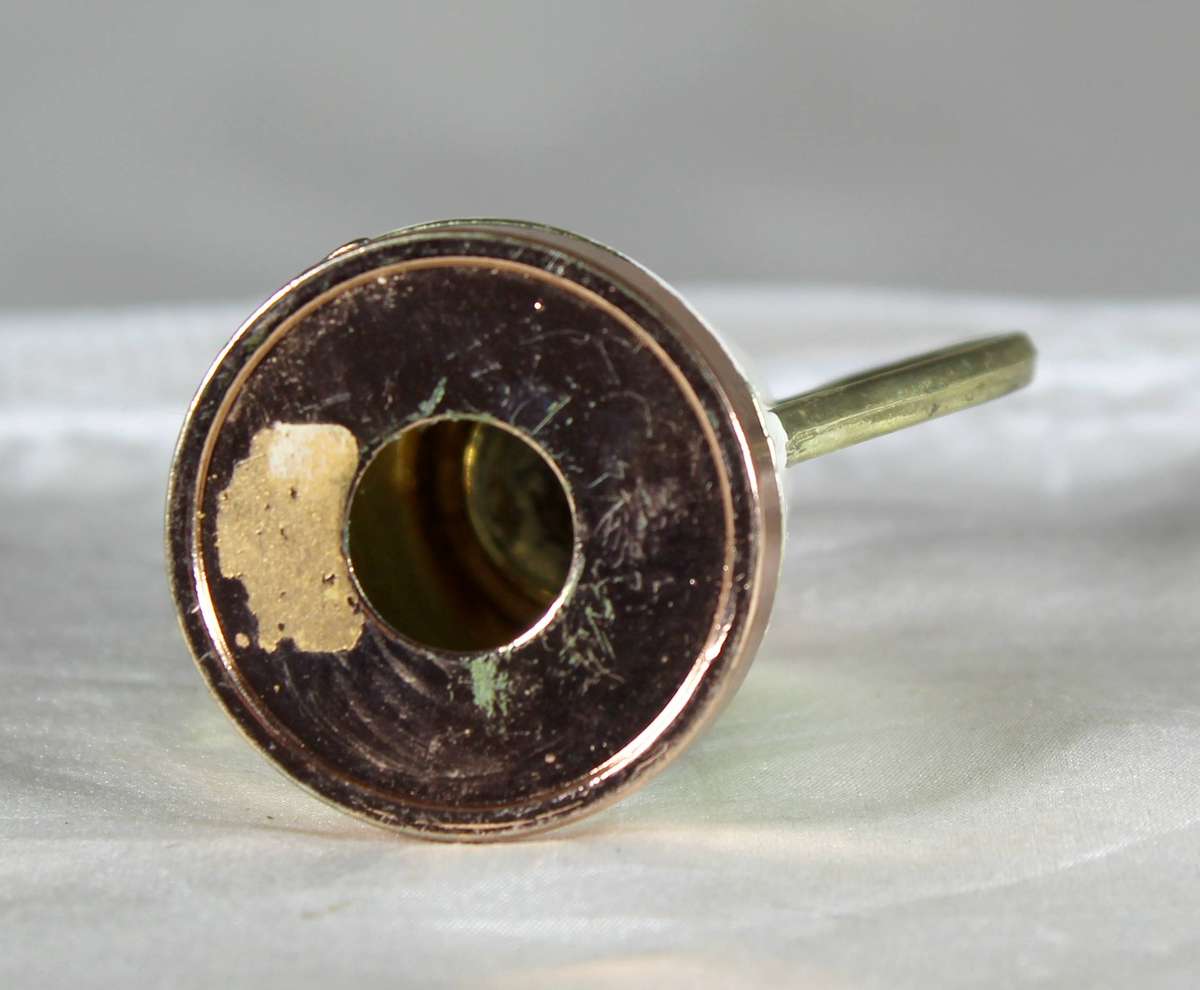 Mini copper and porcelain kettle