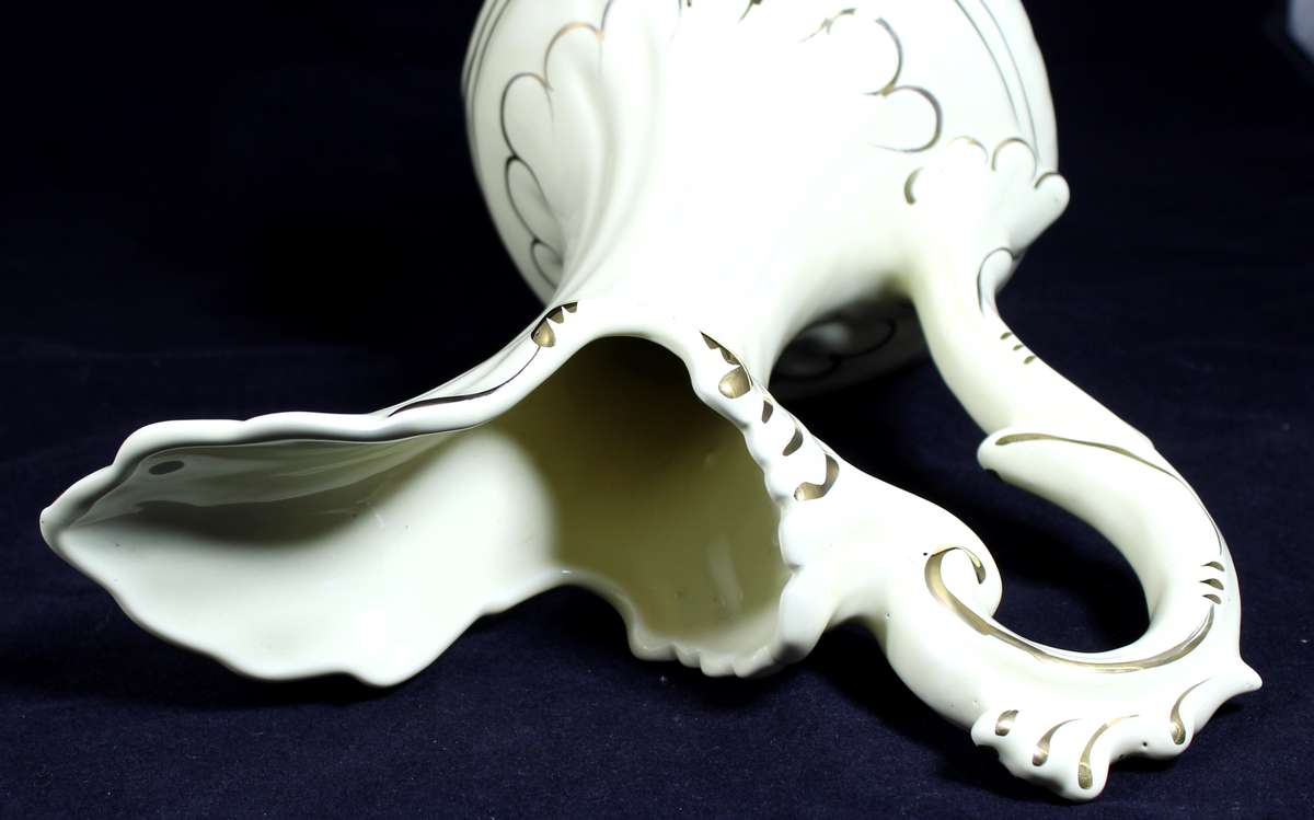 Creme & Gold Large Vase