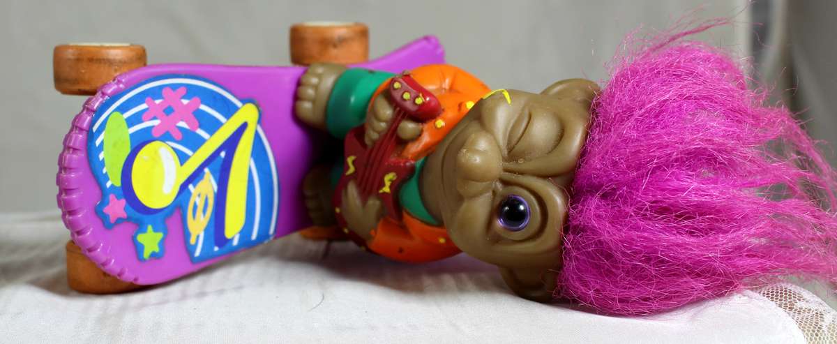 Russ Troll On Skateboard