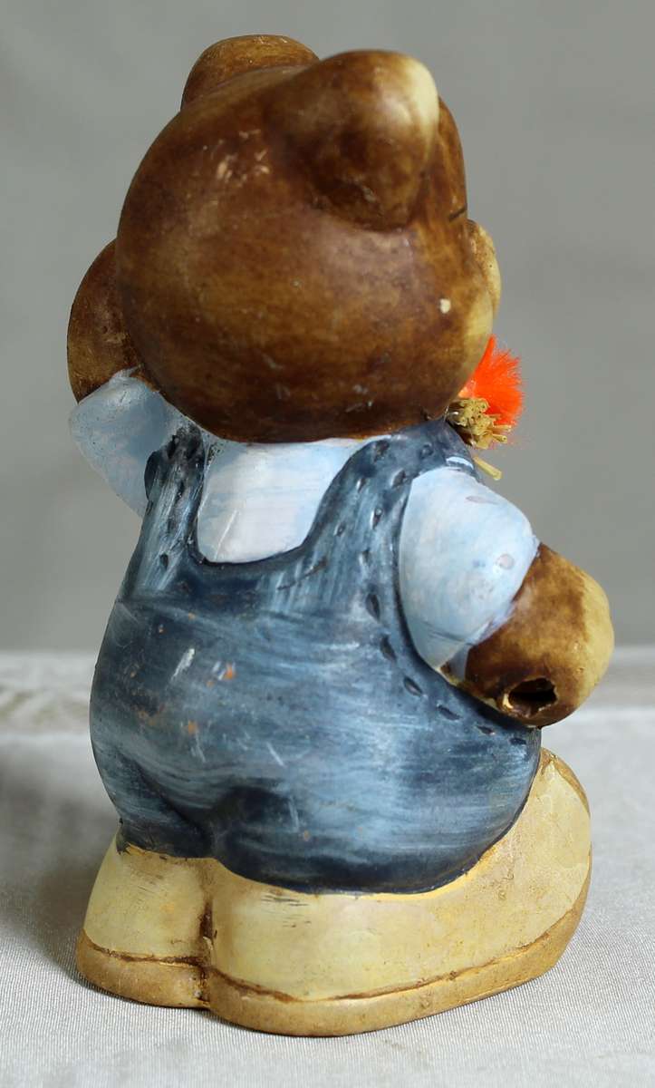Farmer bear ornament