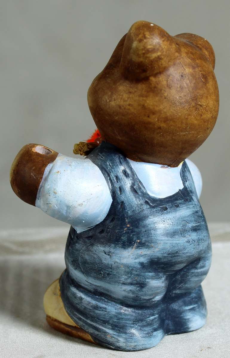 Farmer bear ornament