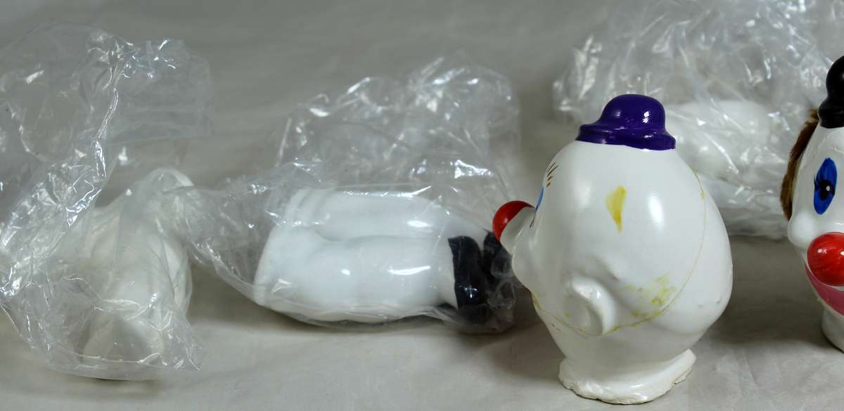 Ceramic doll parts