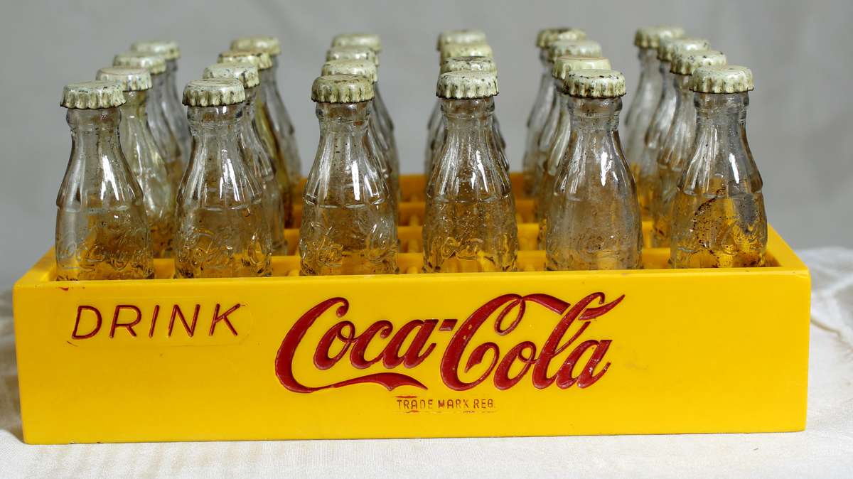 Drink Coca-Cola crate full