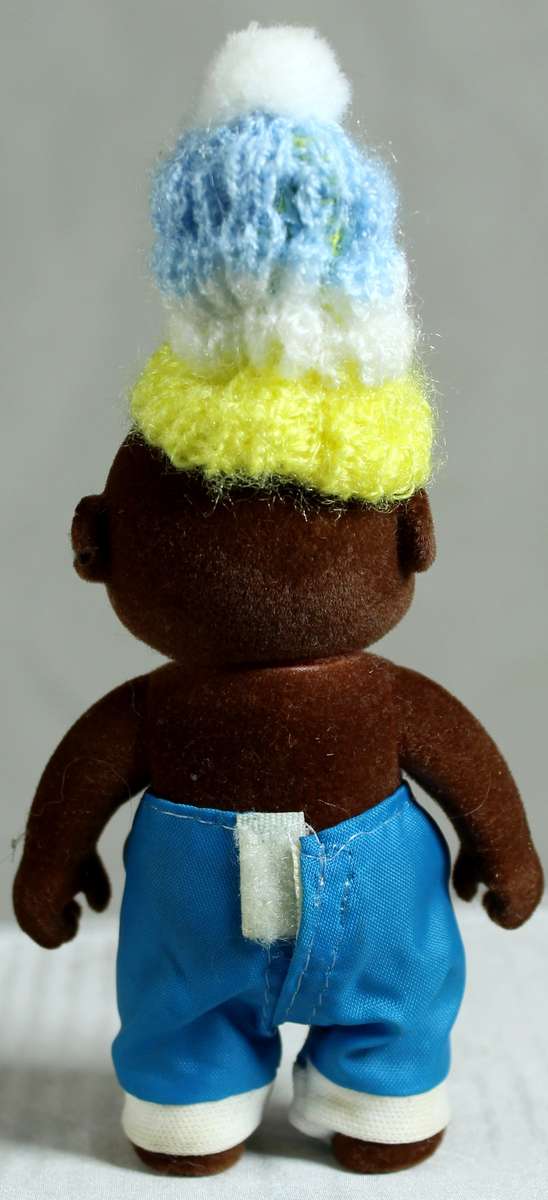 Sylvanian families - ski monkey with hat, no shirt