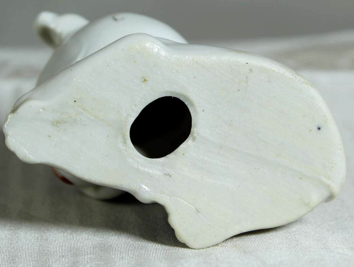 Miniature porcelain French bulldog