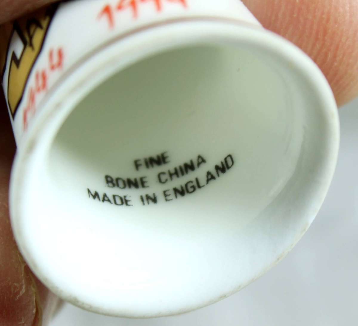 Bone China thimble - D-Day 6 June 1944