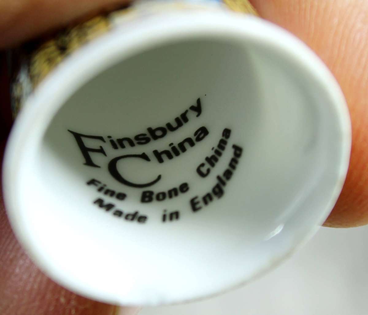 Bone China thimble - Operation Overlord D-Day - Finsbury