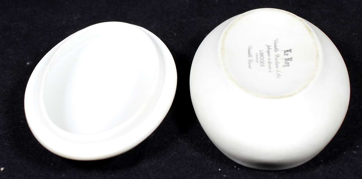 Le Roy Limoges lidded trinket box