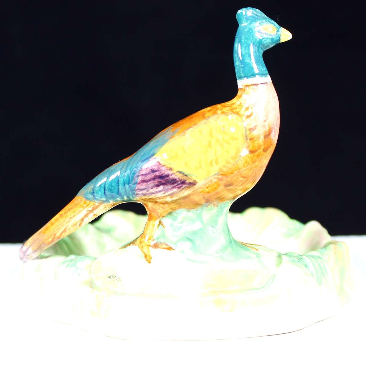 Beswick trinket dish with ring neck pheasant