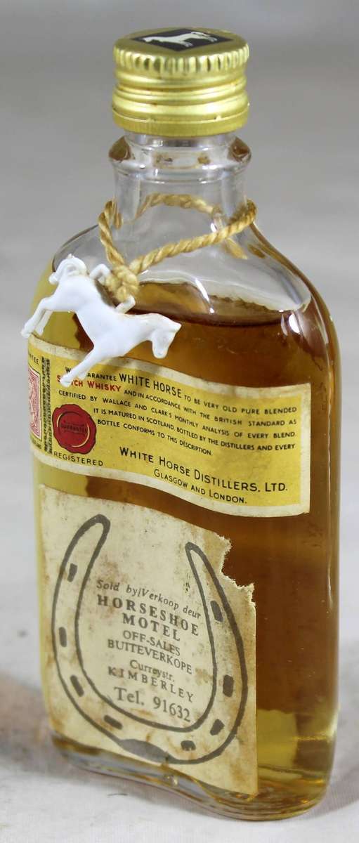 Mini Liquor Bottle - White Horse whisky