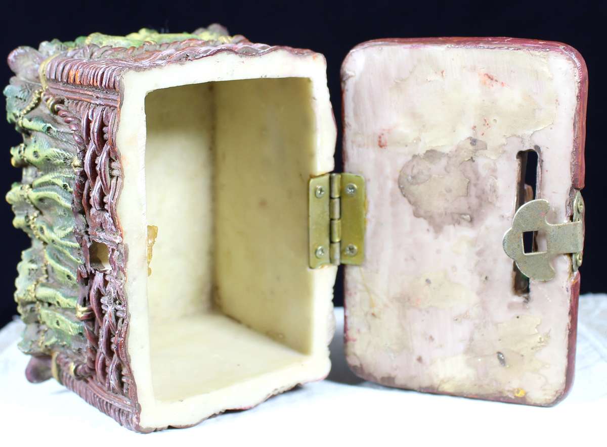 Girl with dove money box