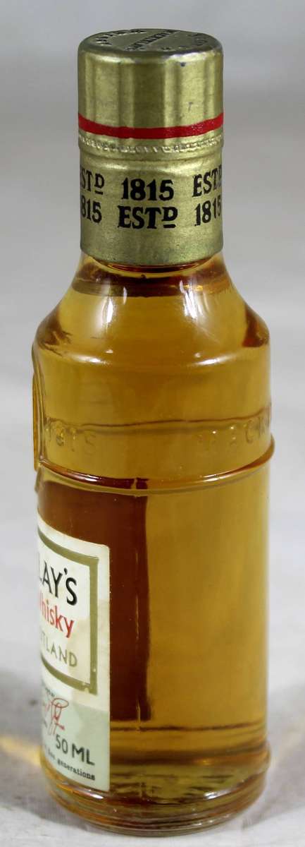 Mini Liquor Bottle - Mackinlay's whisky