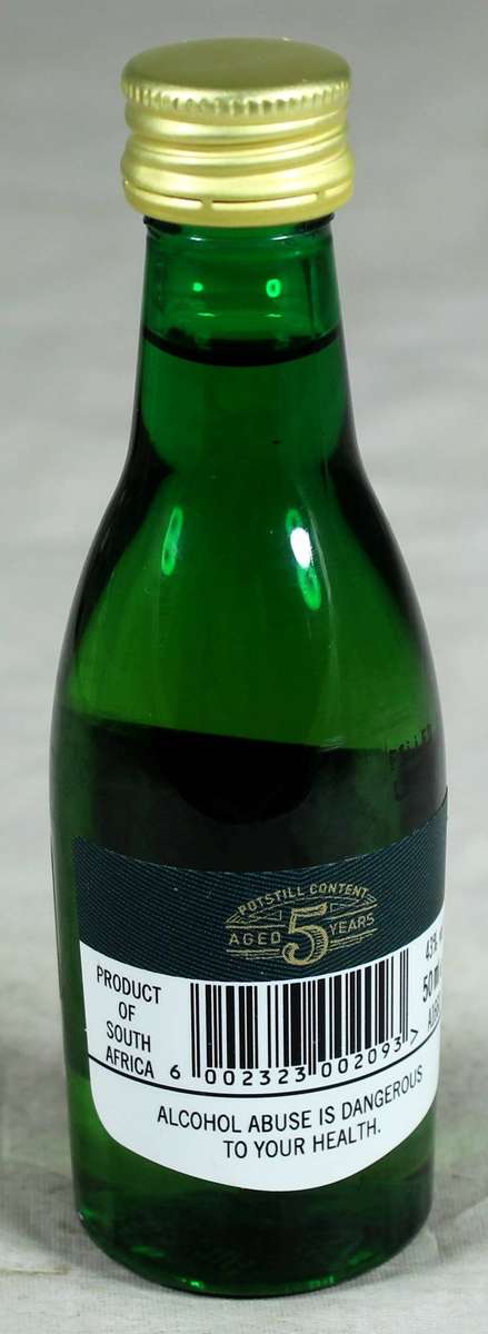 Mini Liquor Bottle - KWV five brandy