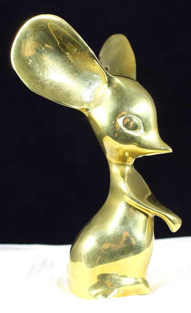 Large brass mouse