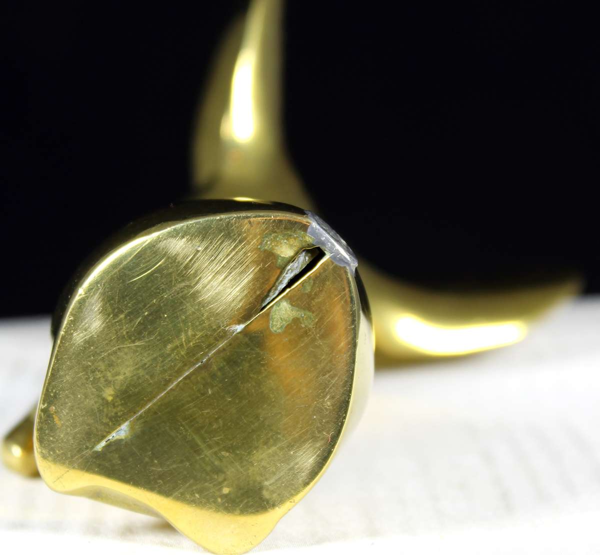 Large brass mouse