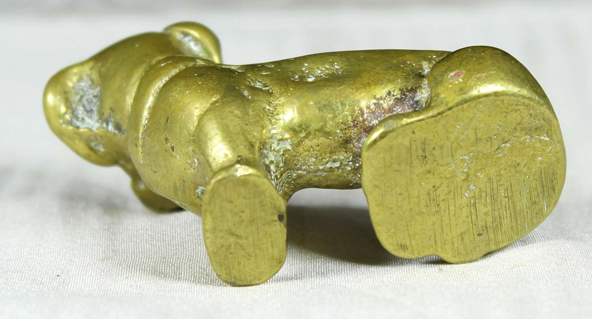Miniature Brass Doggy