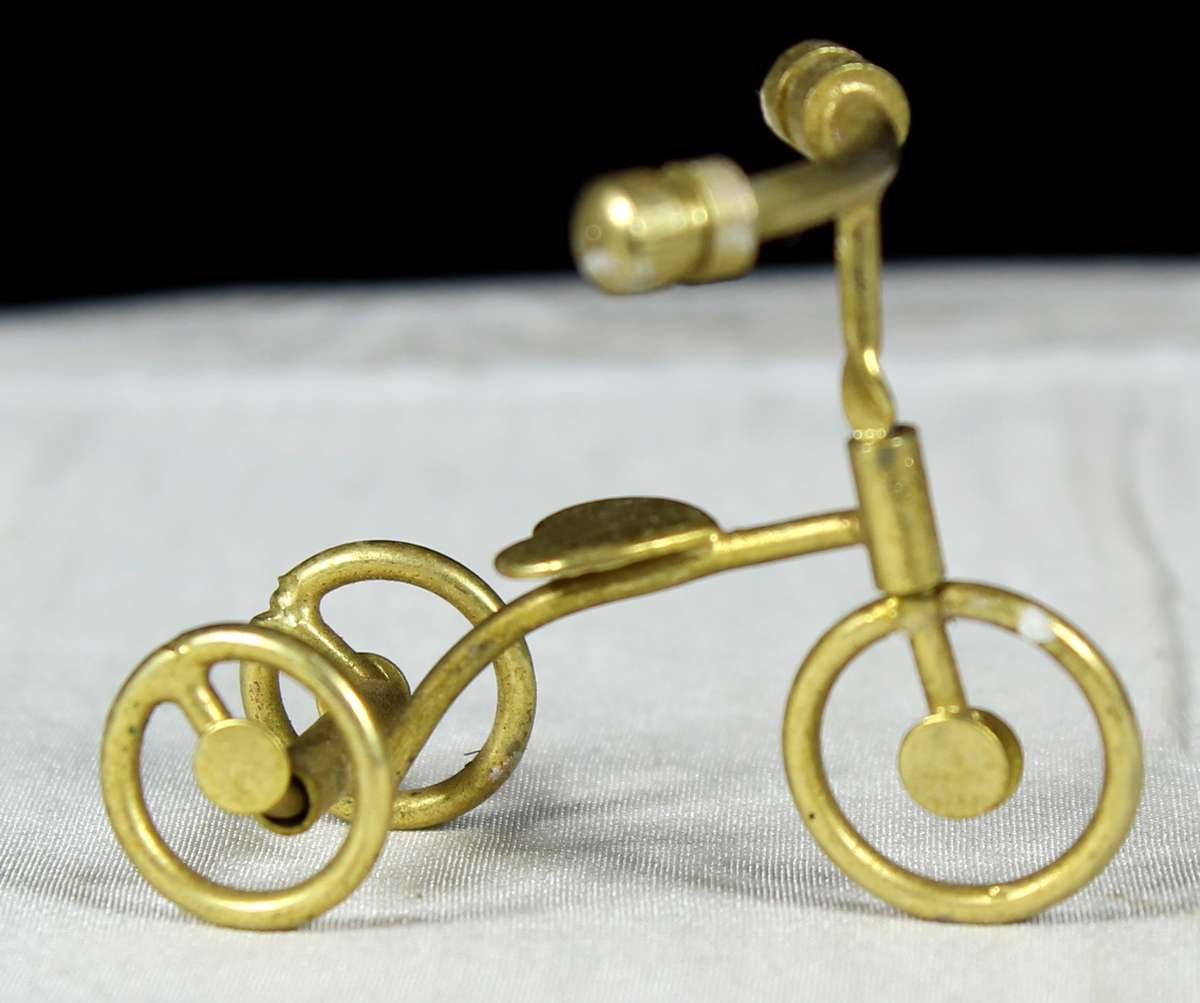 Miniature Brass Tricycle