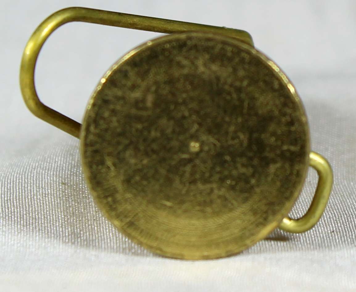 Miniature brass coal shuttle