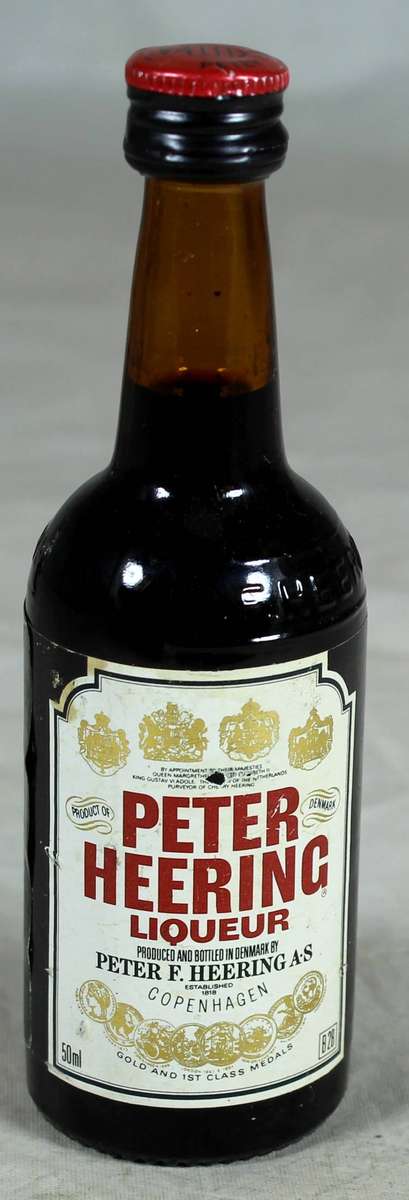 Mini liquor bottle - Peter Heering liqueur