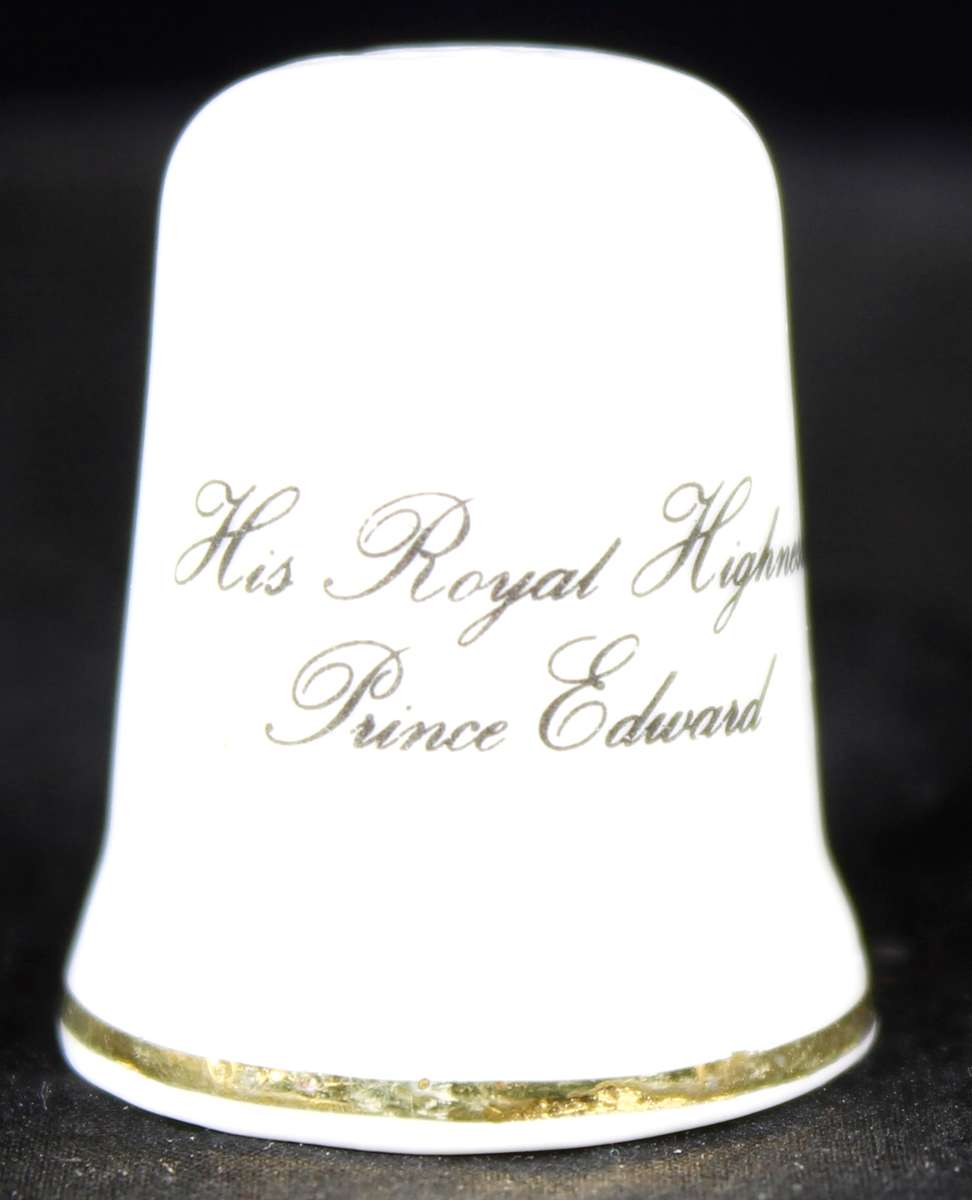 Royalty thimble - St George - Prince Edward