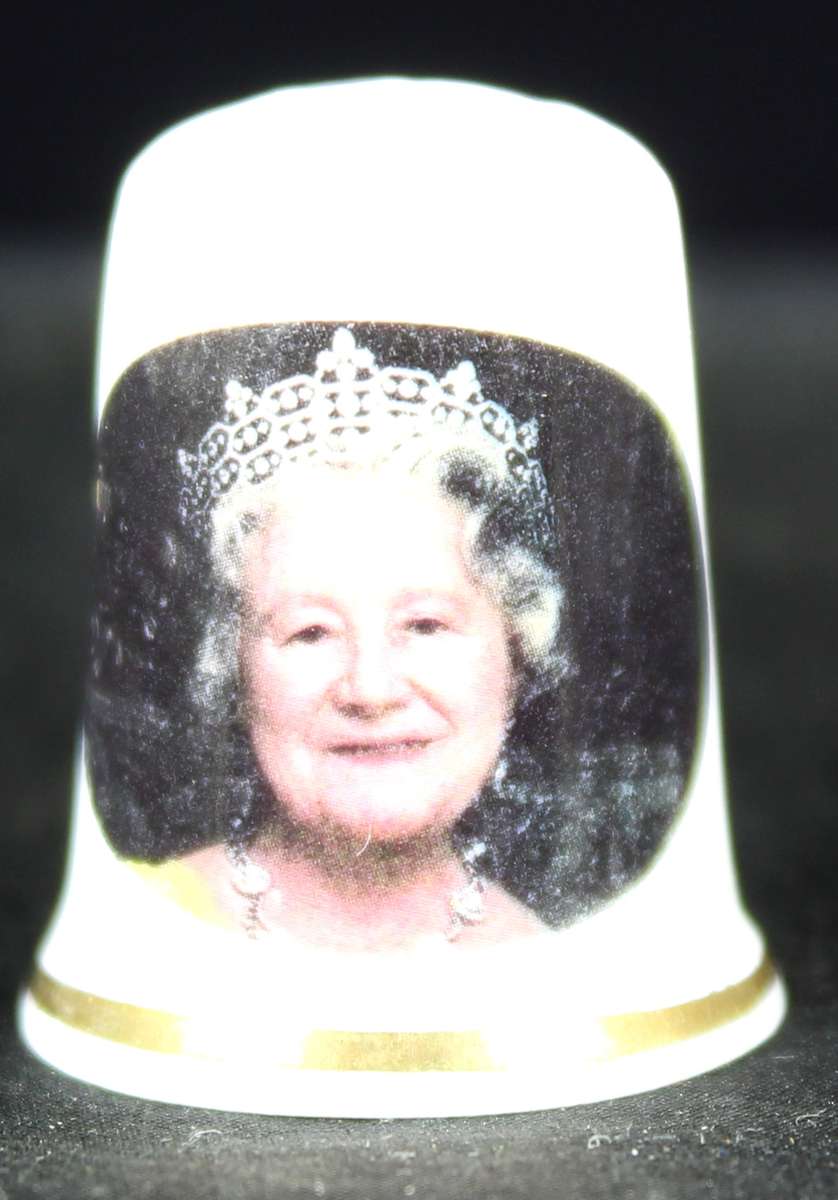 Royalty thimble - Thimblemania - Queen Mother