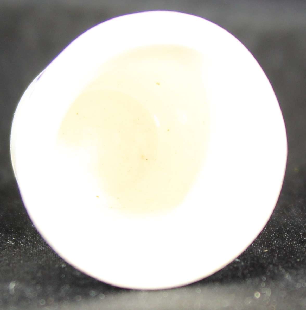 Porcelain Blue & White Thimble - Windmill with a Farm House