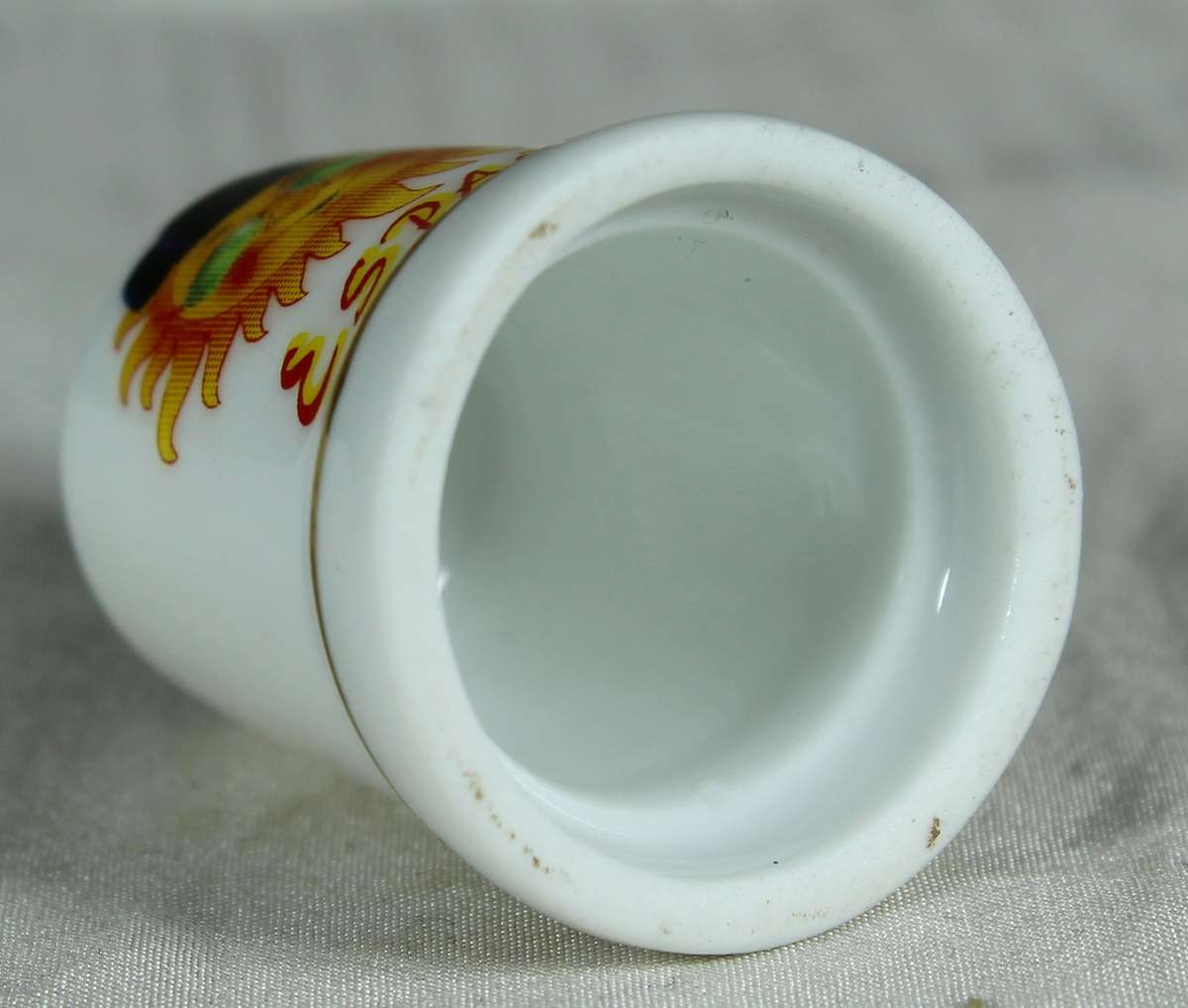 Bone China thimble - Espana
