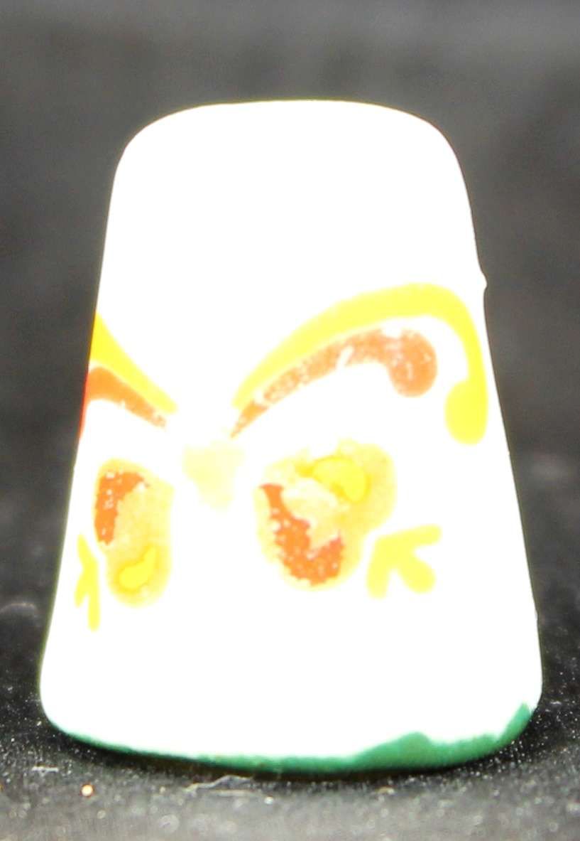 Porcelain Thimble - Color Burst - Half Size