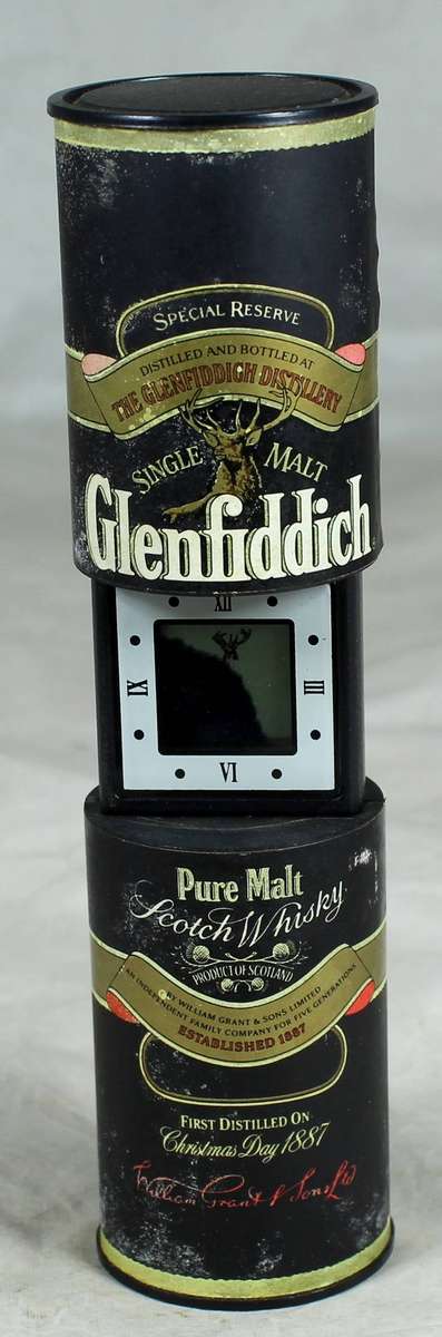 Glenfiddich souvenir clock