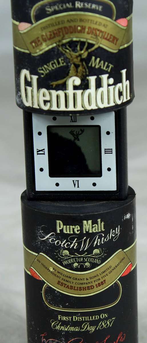 Glenfiddich souvenir clock