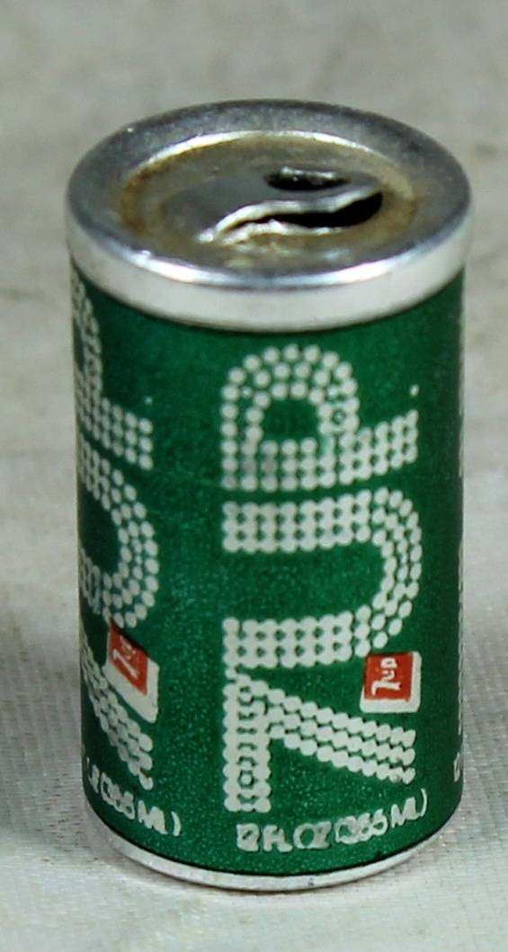 Mini miniature tin can - 7up