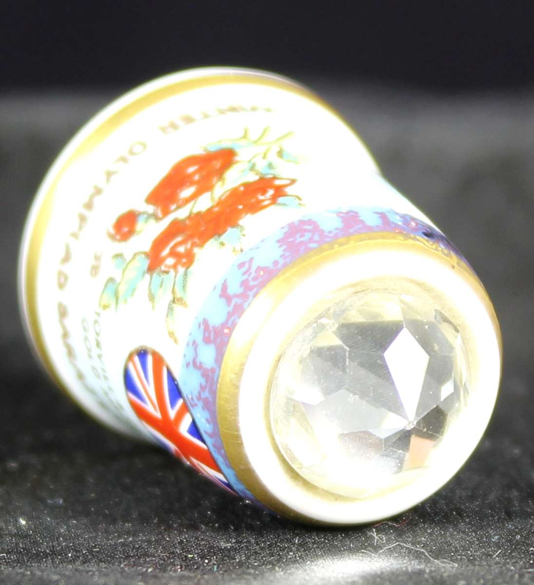 Porcelain Thimble - Sutherland - Winter Olympiad Borajevo