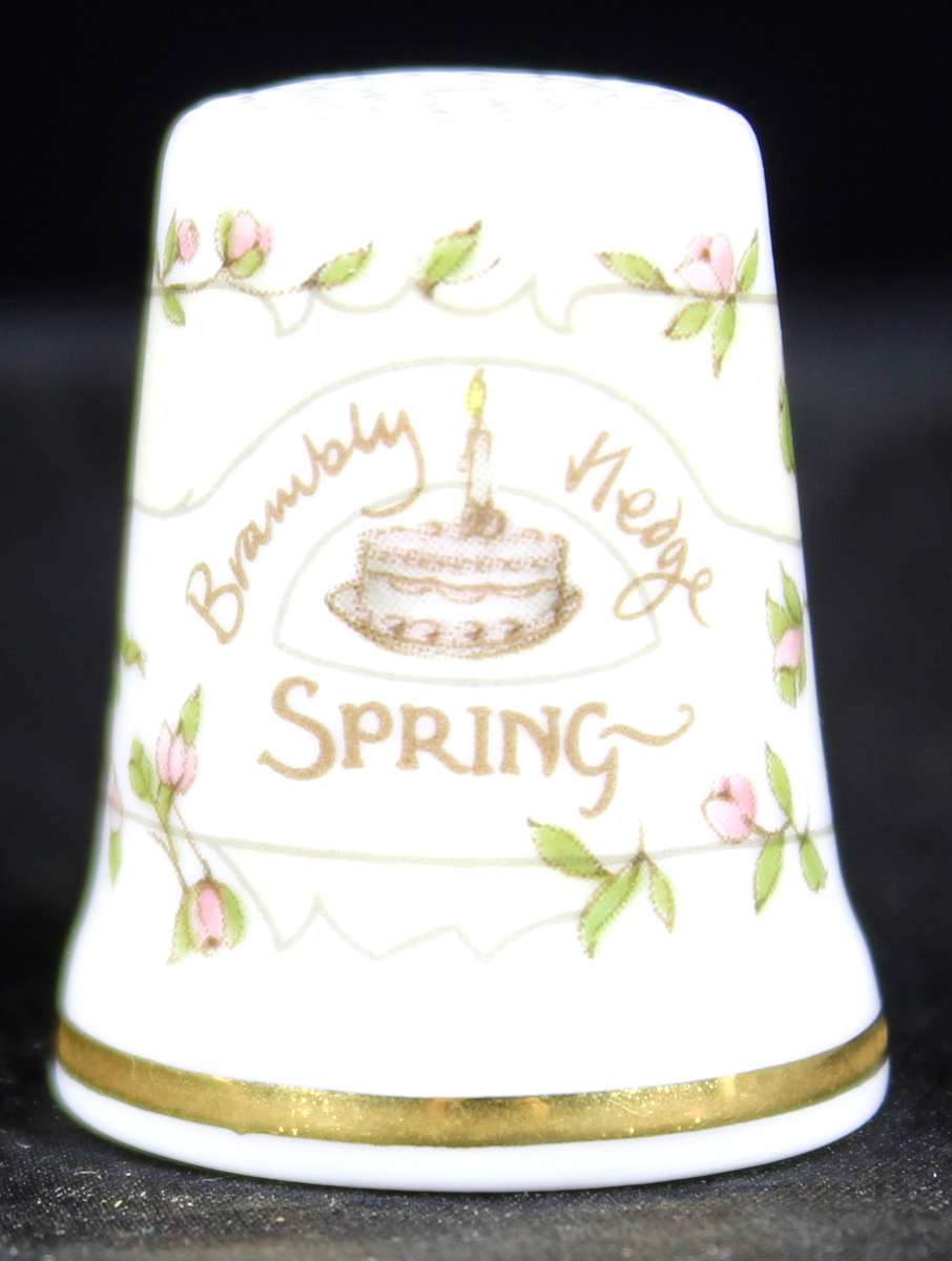 Porcelain Thimble - Royal Doulton - Spring