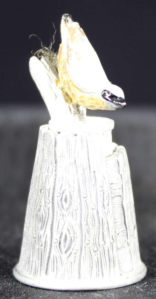 Metal Thimble - Nuthatch - Rare