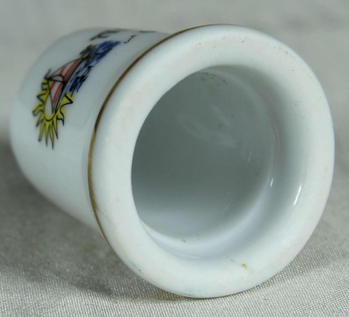 Bone China thimble - Algarve - Portugal