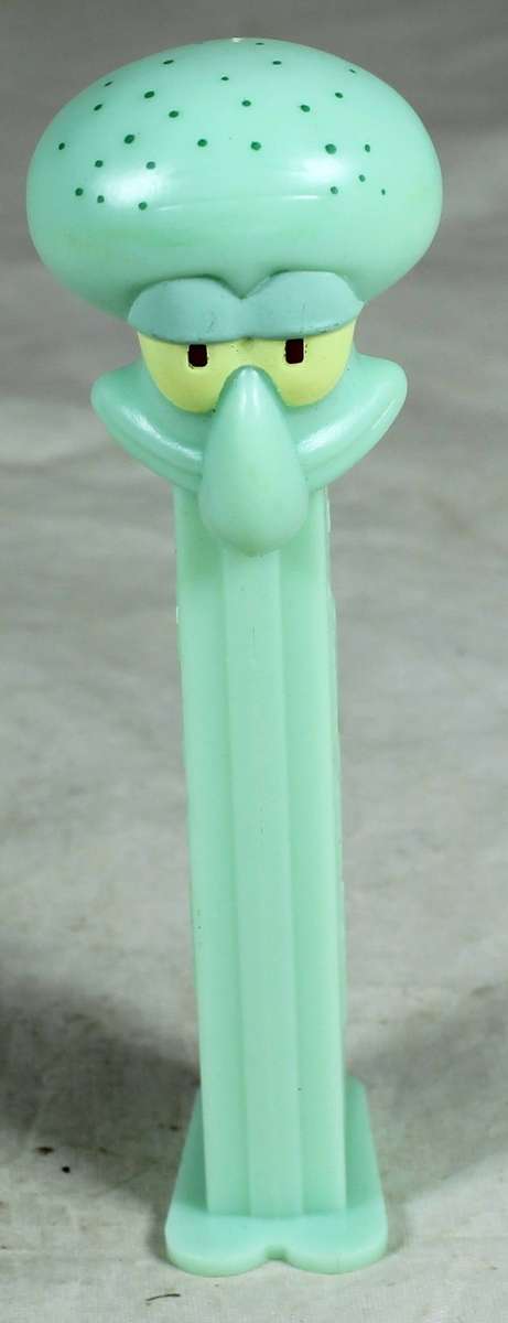 Collectible PEZ candy dispenser - Squidward tentacles