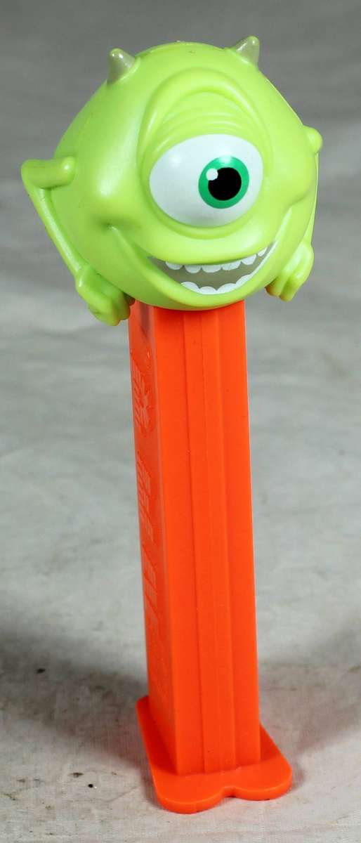 Collectible PEZ candy dispenser - Mike Wazowski from Monstors Inc