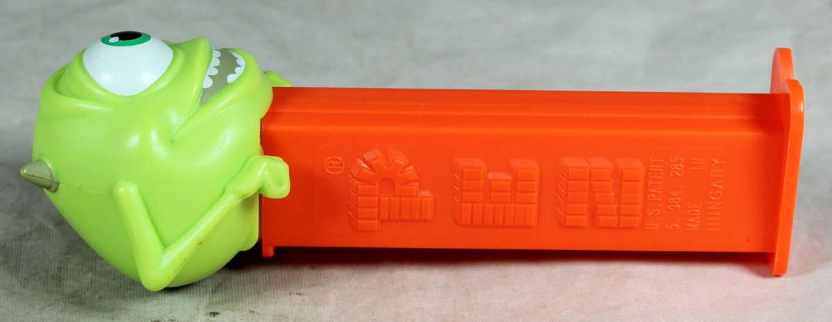 Collectible PEZ candy dispenser - Mike Wazowski from Monstors Inc