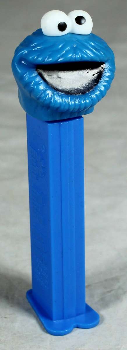 Collectible PEZ candy dispenser - Cookie Monster from Sesame Street