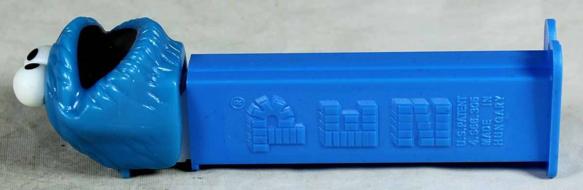Collectible PEZ candy dispenser - Cookie Monster from Sesame Street
